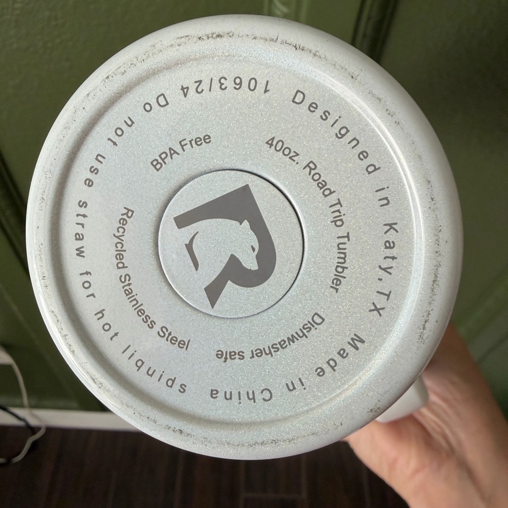 RTIC White Road Trip Tumbler - Picture 4 of 4